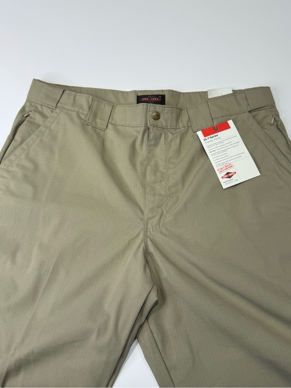 NEW Tru-Spec 24/7 Series Classic Pants Ripstop Men's 40x30 Khaki